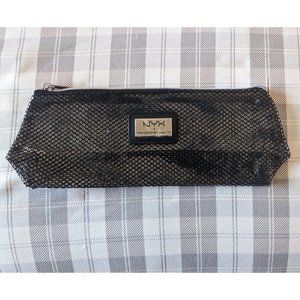 NYX Black and Clear Glitter Makeup Bag